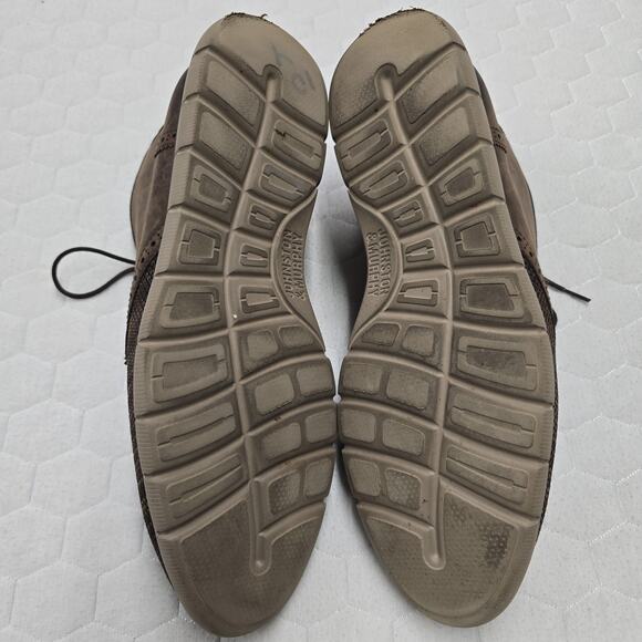Johnston & Murphy Holden Chukka Boots Mens 9M Brown Leather Knit Memory Foam main image 4